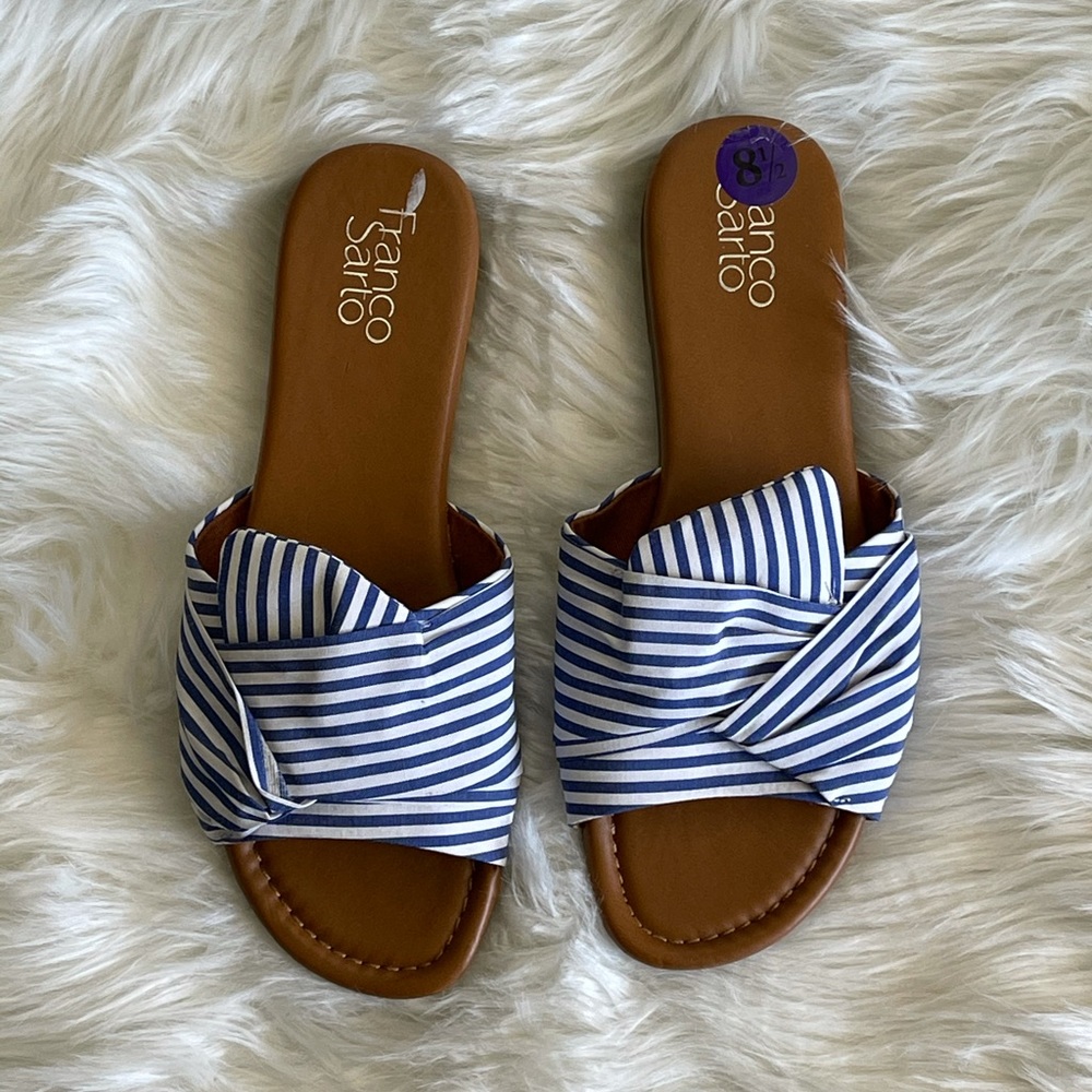 Stripe Sandals